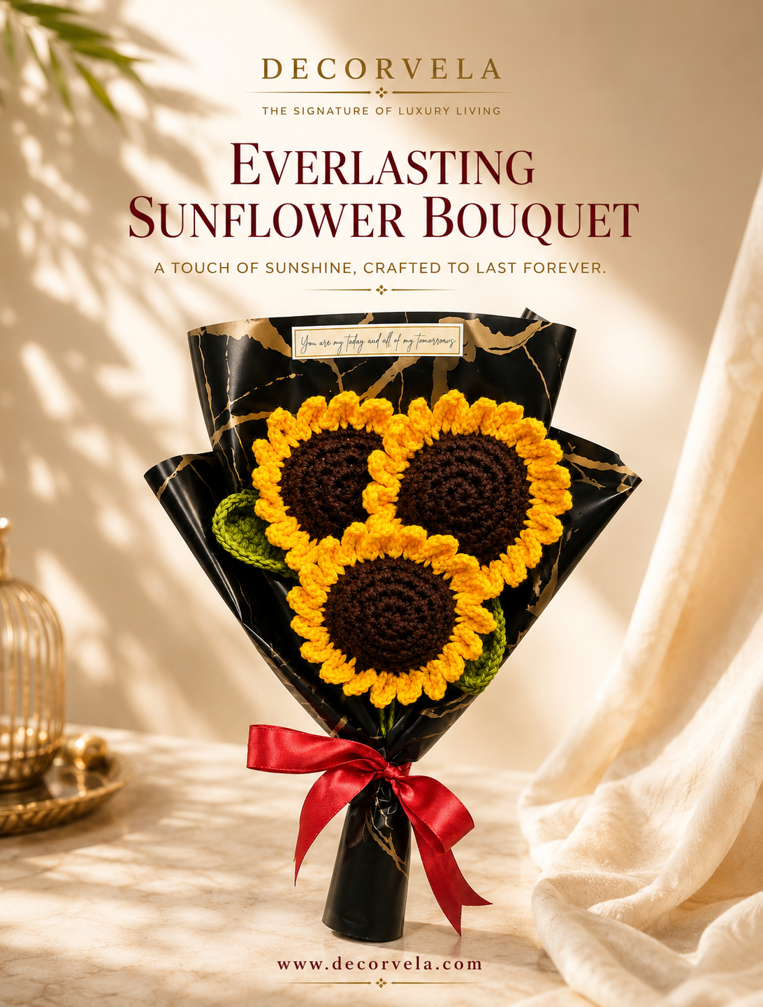 🌻 Everlasting Sunflower Bouquet